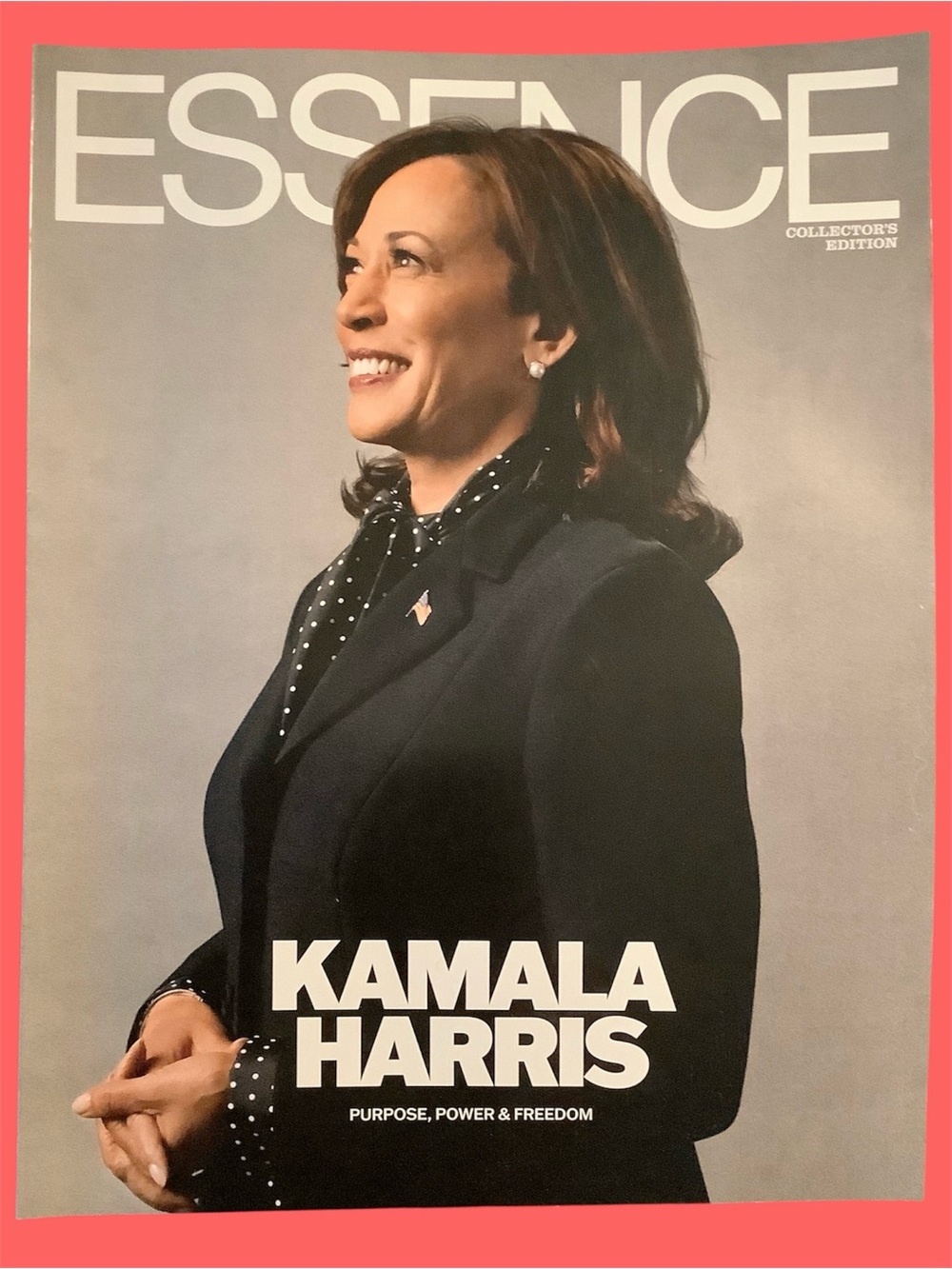 Essence Collector's Edition KAMALA HARRIS. PURPOSE, POWER & FREEDOM. RARE FIND!